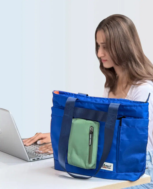 Breeze Laptop Tote Bag | Blue