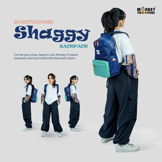 Shaggy Backpack | Navy Green